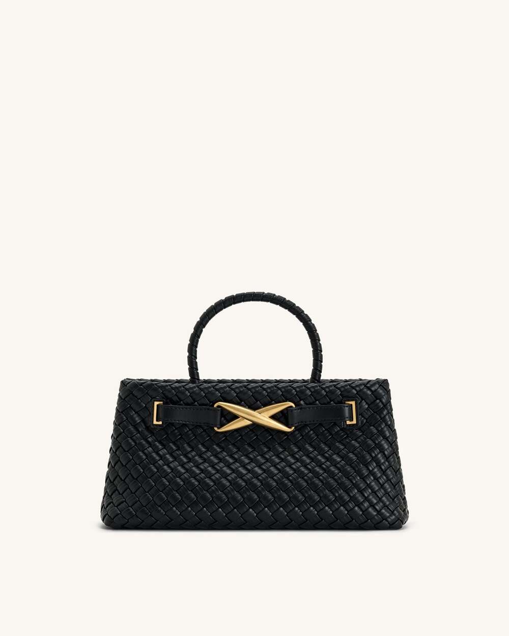 JW PEI Elora Woven Tote Bag - Black